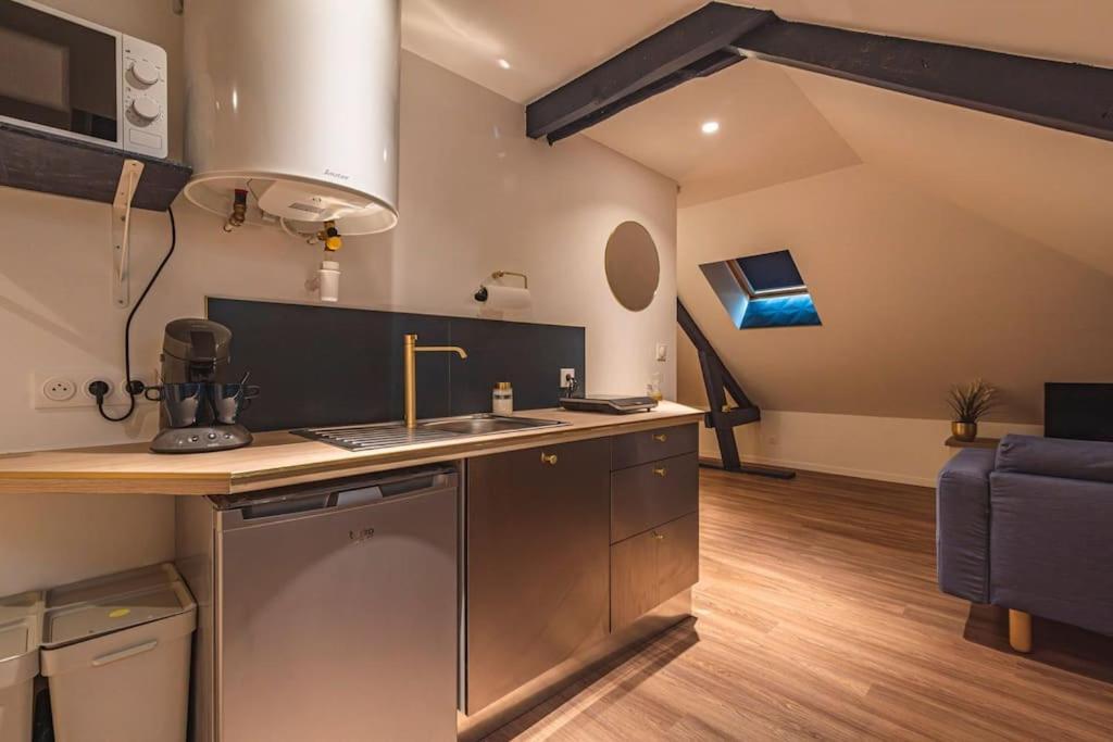 L'Azur Dore, Studio Pour 2 Voyageurs Isles-sur-Suippe Esterno foto